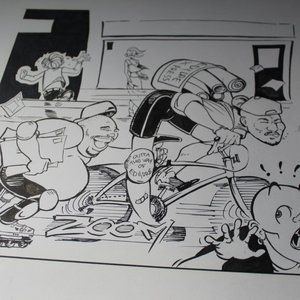 MTV Raps original art